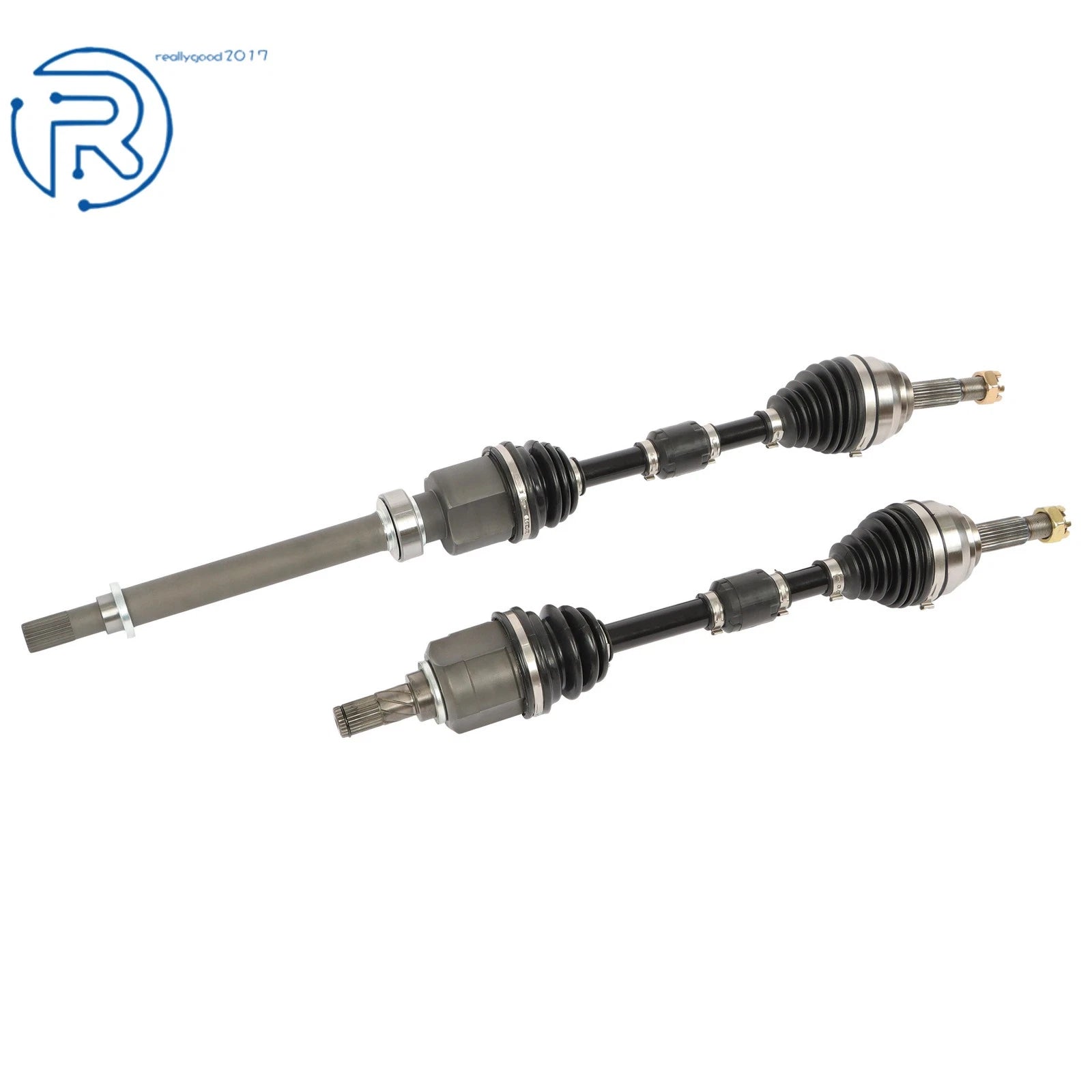 Set of 2 CV Axle Shafts Assembly for Nissan Versa (2009–2012)