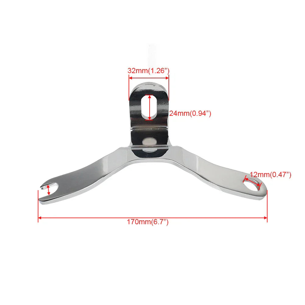 Top Engine Black Mount for Harley Panhead Shovelhead FX FL (1967-1984)