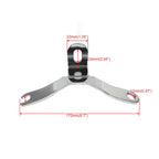 Top Engine Black Mount for Harley Panhead Shovelhead FX FL (1967-1984)