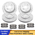 Brake Rotor and Ceramic Pads Disc Kit for Honda CR-V, Acura RDX (2007–2011)