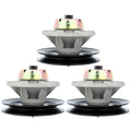 3 Spindle Assembly w/Pulley for John Deere LX GT 48" 54" Decks (AM121229 AM121342)