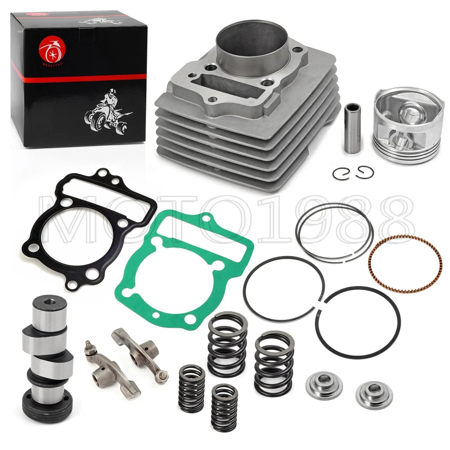 120cc 58mm Big Bore Cylinder Kit & Cam Kit for Honda CRF100 XR100R (2003–2003)