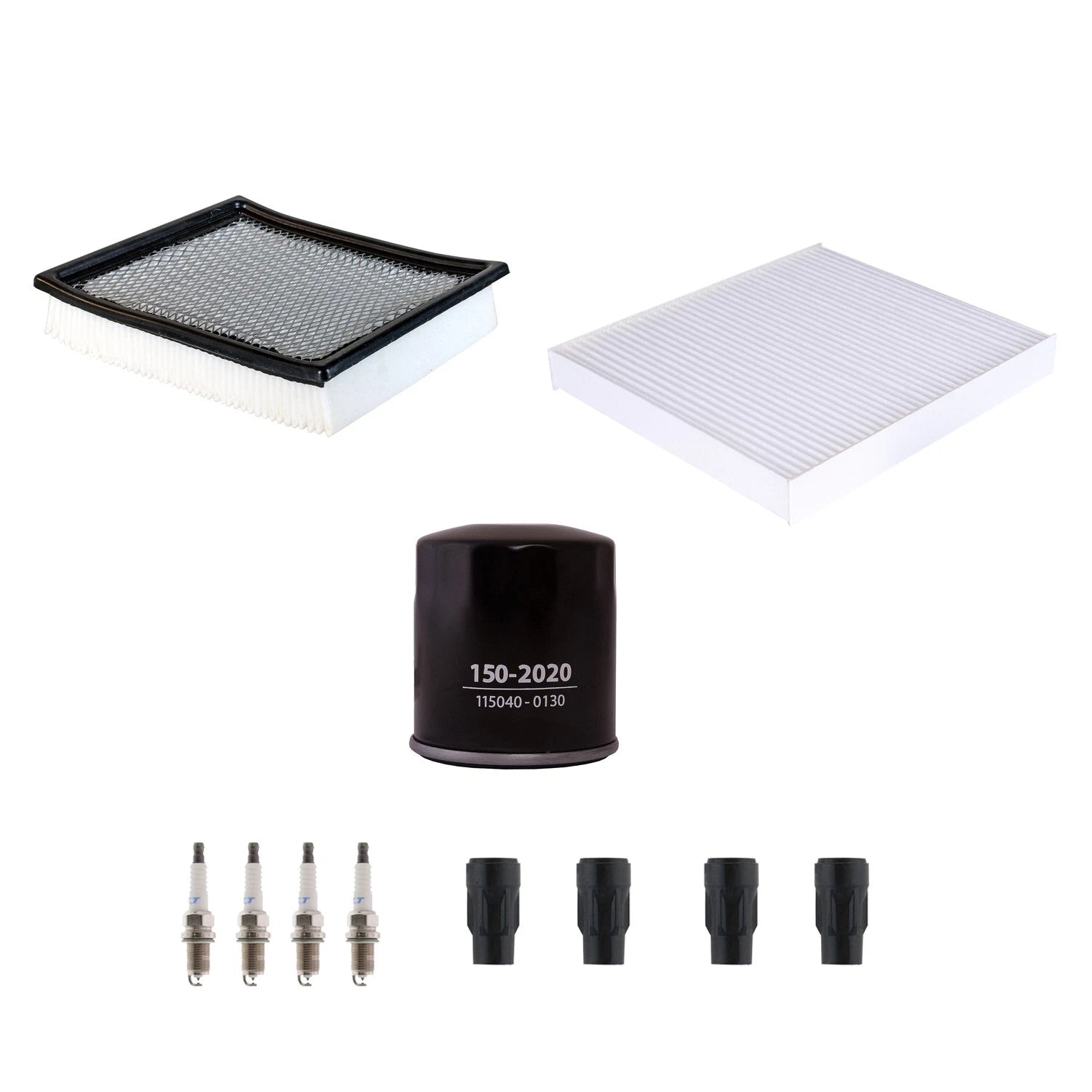 Denso Tune Up Kit 4 Spark Plugs & Boots for Dodge Journey (2009–2020)