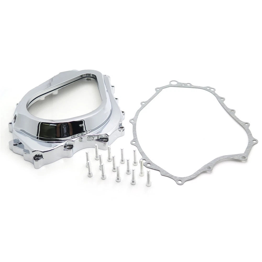 Chrome Custom Clutch Engine Cover for Honda CBR 1000RR (2004–2007) w/ gasket