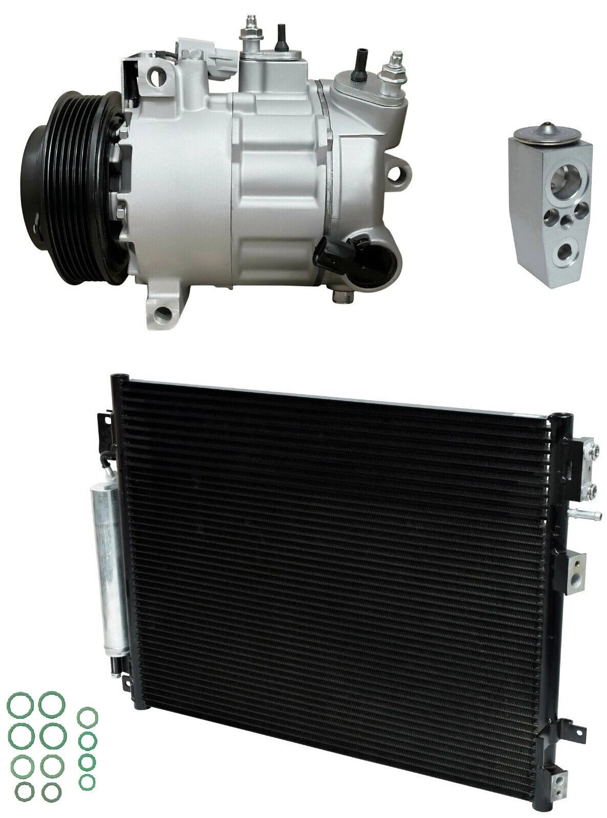 A C Compressor Kit With Condenser for Dodge Challenger 6.4L (2018–2019)