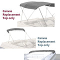 Bimini Top Boat Cover for 4 Bow (Fits 96"L 54"H 79"-84"W)