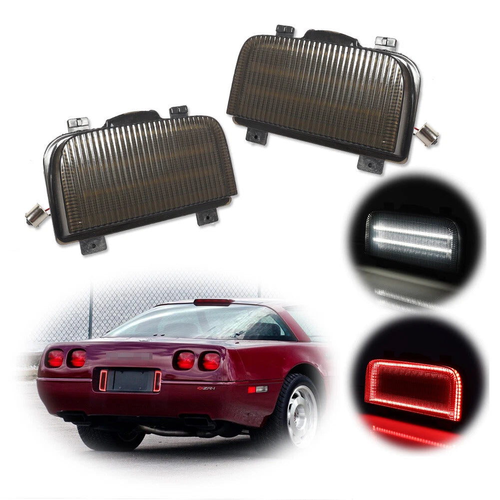 Smoke Tailgate Reverse Backup Lights for Corvette C4 (1991–1996)