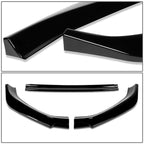 3Pc Front Bumper Lip Splitter Diffuser for VW Golf (2018–2021) Gloss Black