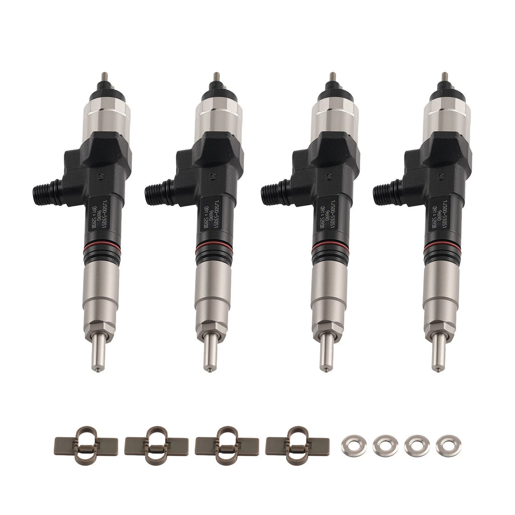 Fuel Injector Set for Kubota V3800-CR-TE4 V3800-CR-TIE4 (2010–2015)