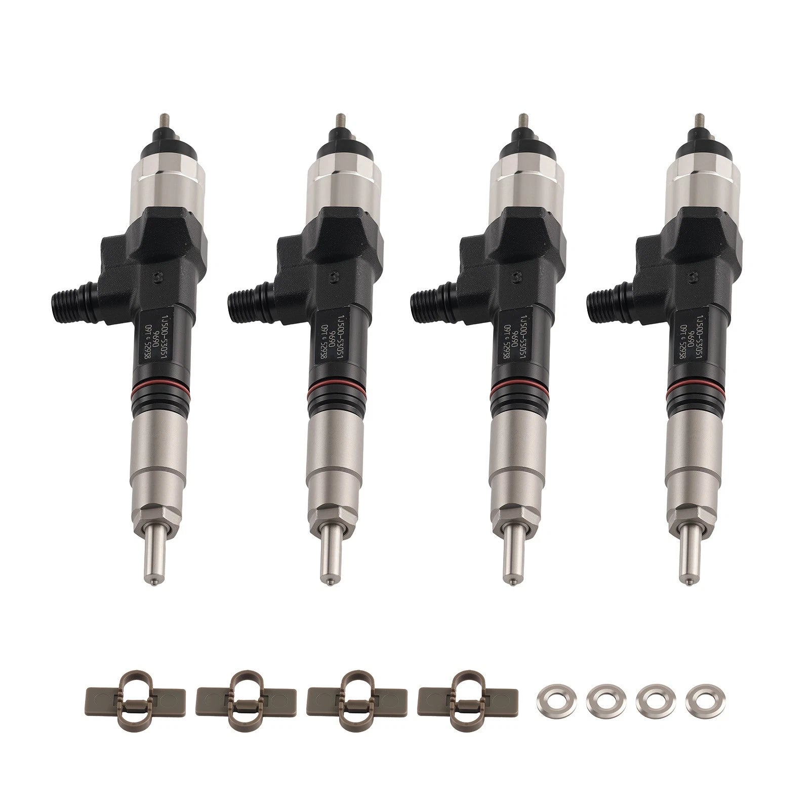 Fuel Injector Set for Kubota V3800-CR-TE4 V3800-CR-TIE4 (2010–2015)