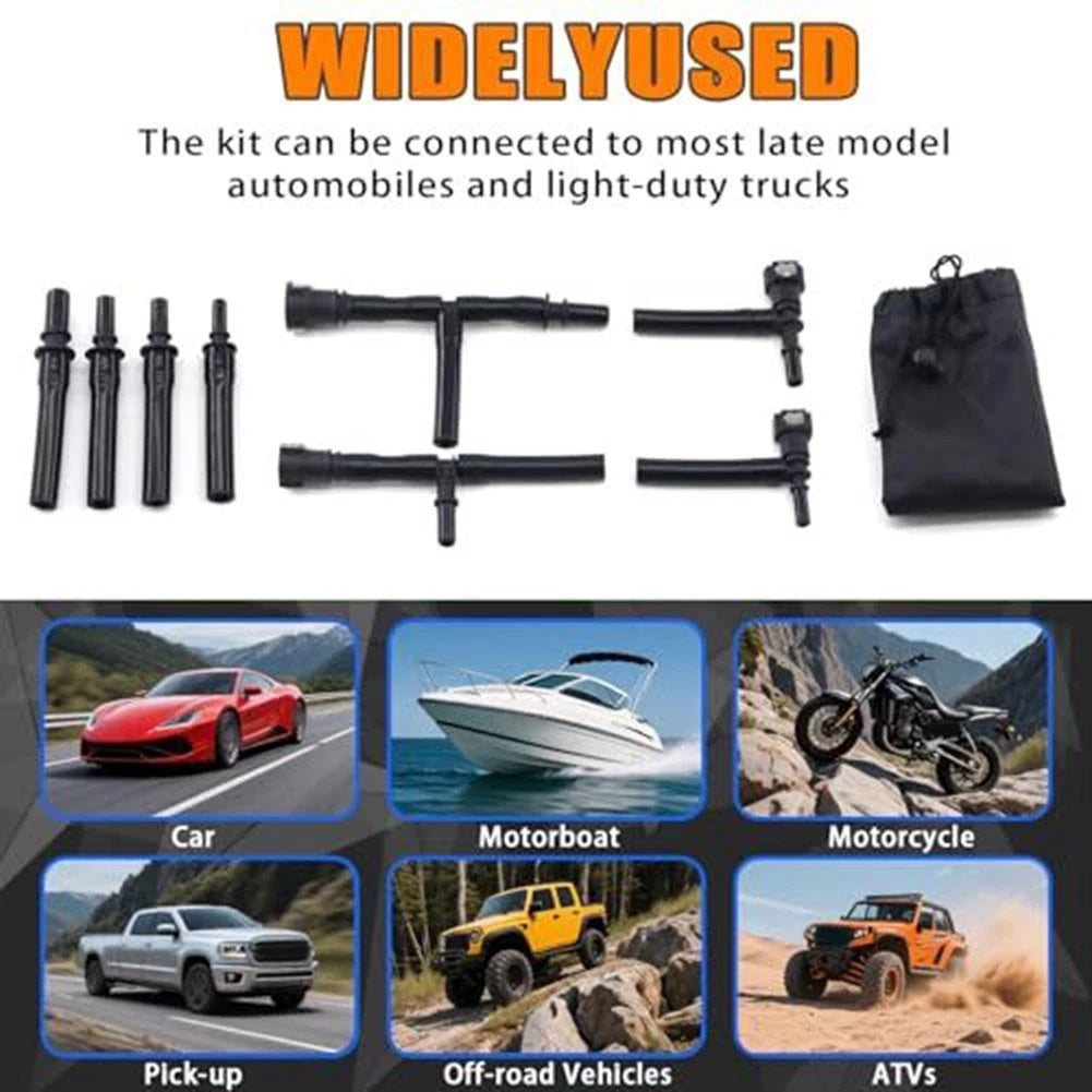 EVAP Leak Detection Kit for Quick Fuel Diagnostics (Universal)