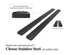 6-Inch Matte Black Running Boards for Kia Sorento (2016-2020)