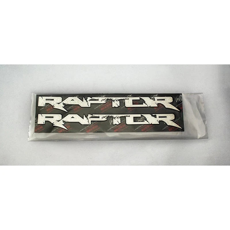 Brushed Stainless Interior Badge Replacement for Ford F-150 Raptor (2010–2014)