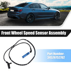 ABS Wheel Speed Sensor Set of 2 for BMW 330Ci (2001–2006)