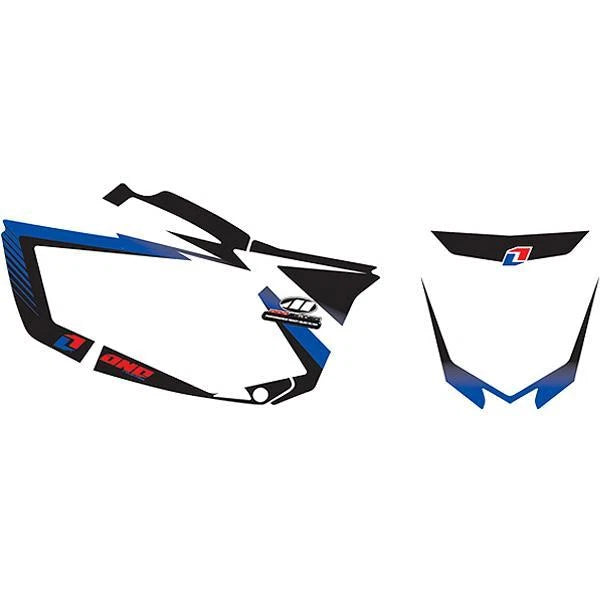 Number Plate Backgrounds Decals for Yamaha YZ450F (2010–2011)