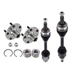 Set of 2 Front Wheel Bearing Hubs for Ford Edge Lincoln MKX (2007–2010)