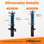 24 Way Damper Coilovers Shocks Springs Kit for Toyota Camry (2012–2017)