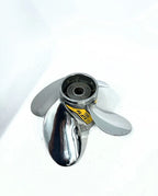 Set of 4 M13 1/4 x 15 LH Stainless Steel Propellers for Honda Marine