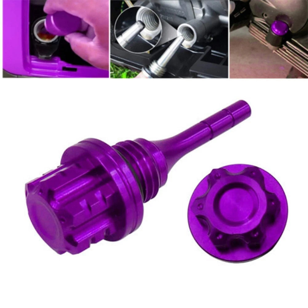 CNC Motorcycle Engine Oil Level Gauge Cap for Customizable Design