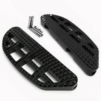 Black Dominator Passenger Floorboard Knob for Harley Softail (2000–2019)
