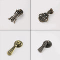2X Antique Zinc Alloy Pull Handle Knob for Door Drawer Cabinet (No Years)