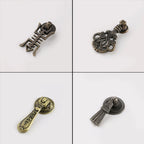 2X Antique Zinc Alloy Pull Handle Knob for Door Drawer Cabinet (No Years)