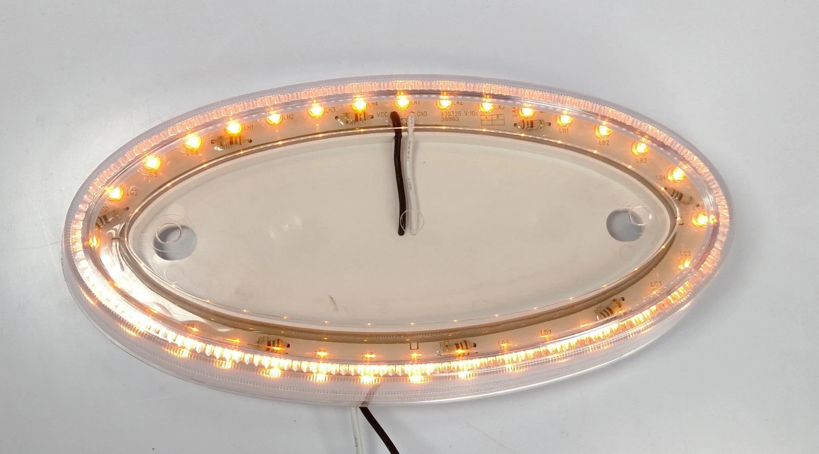 LED Oval Hood Side Emblem Light Replacement for Peterbilt (2018–2025)