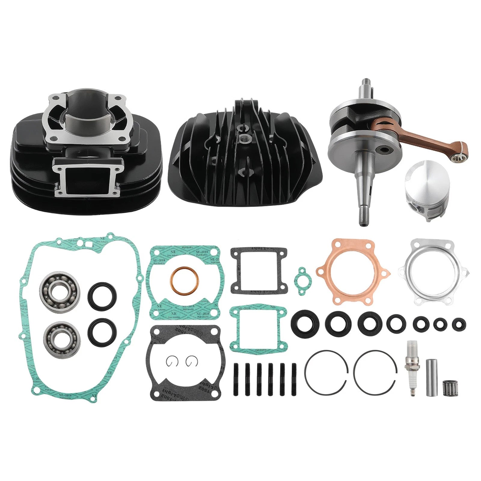 Top End Kit with Rings for Yamaha Blaster 200 (1988-2006)