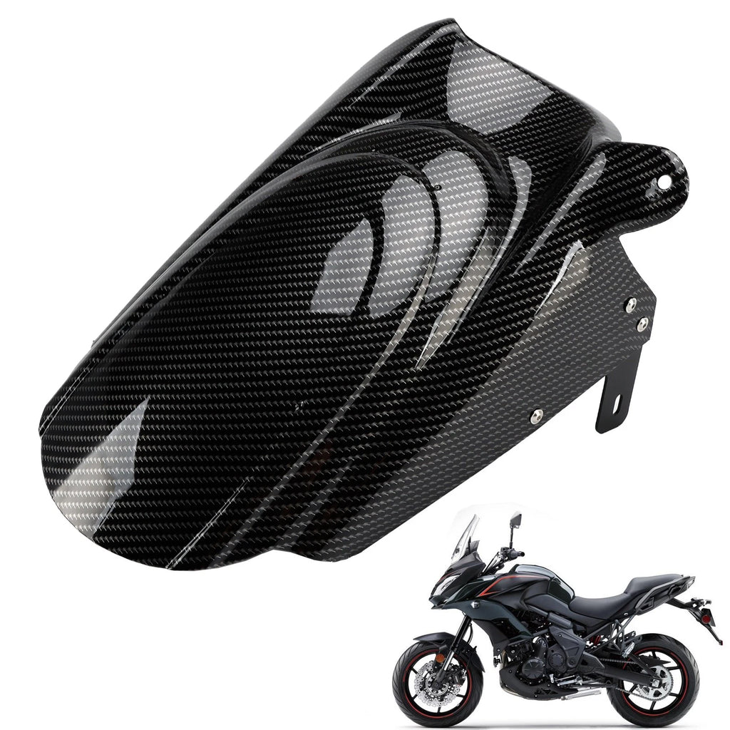 Rear Hugger Fender Mudguard for Kawasaki Versys 650 KLE650 (2015–2025) Carbon