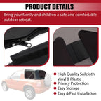 Convertible Soft Top & Plastic Window for Kia Sportage (1996–2002)