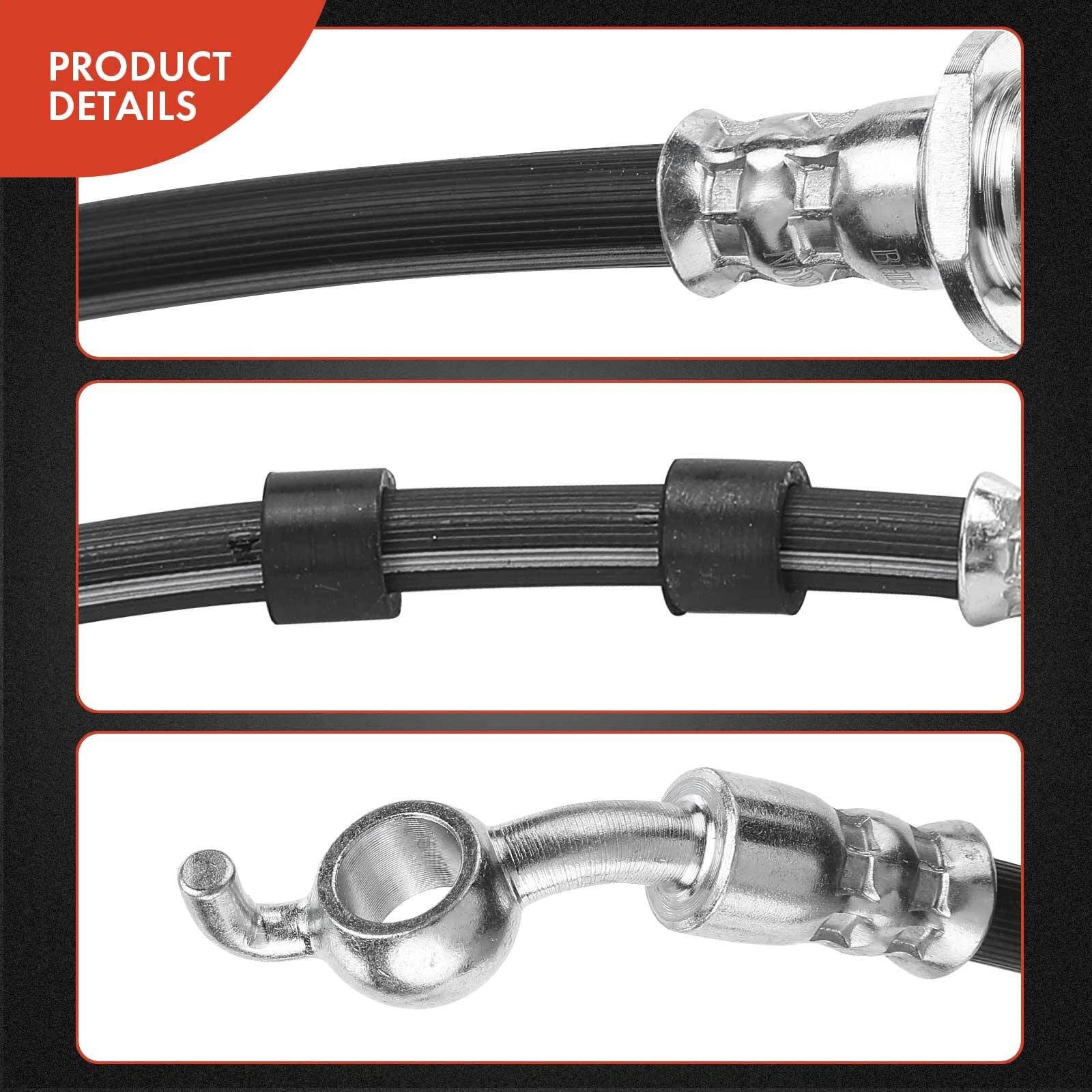 2X Rear Brake Hydraulic Hose for Nissan Quest (2004–2009)