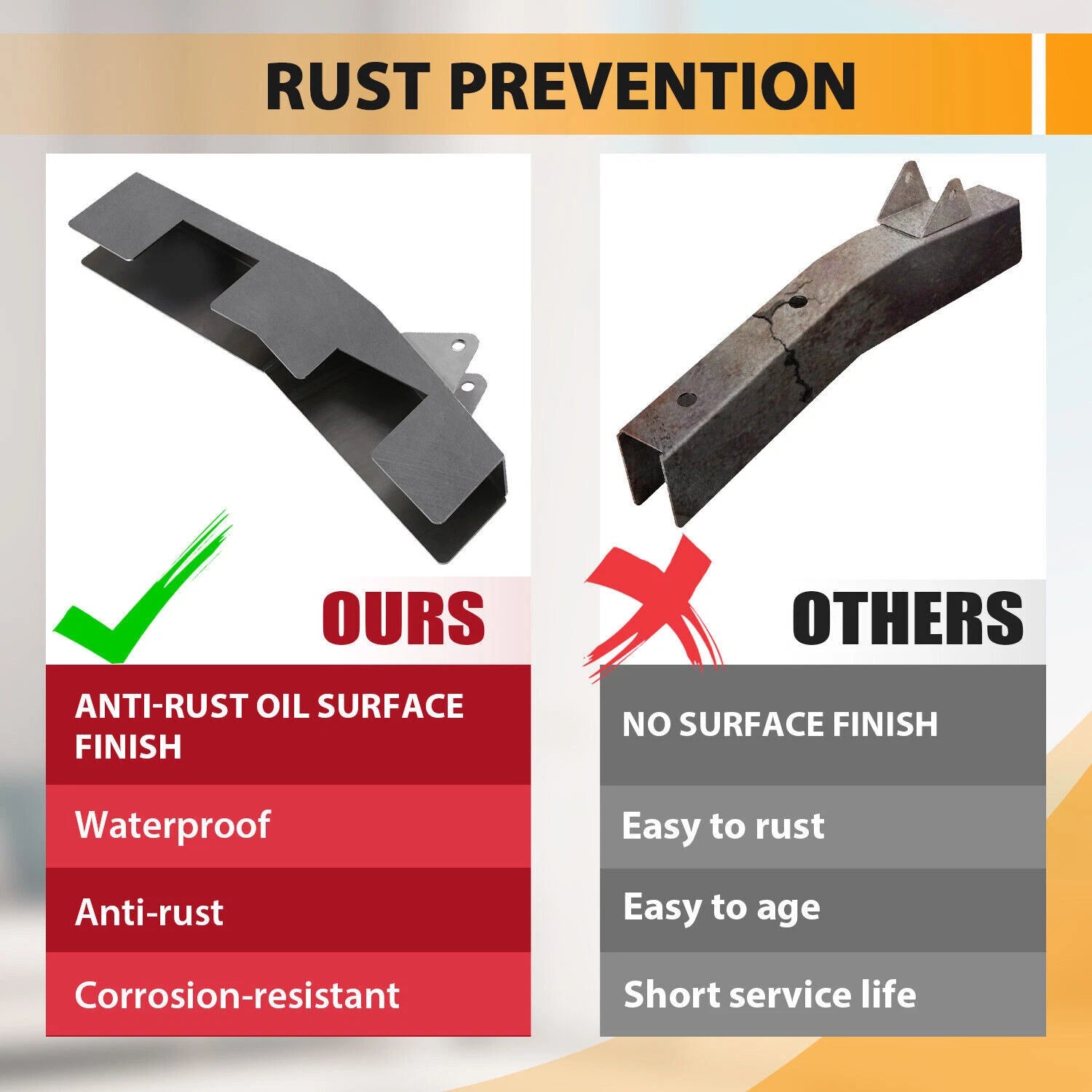 Mid Frame Rust Repair Kit + Repair Plate for Toyota Tacoma (1996–2004)