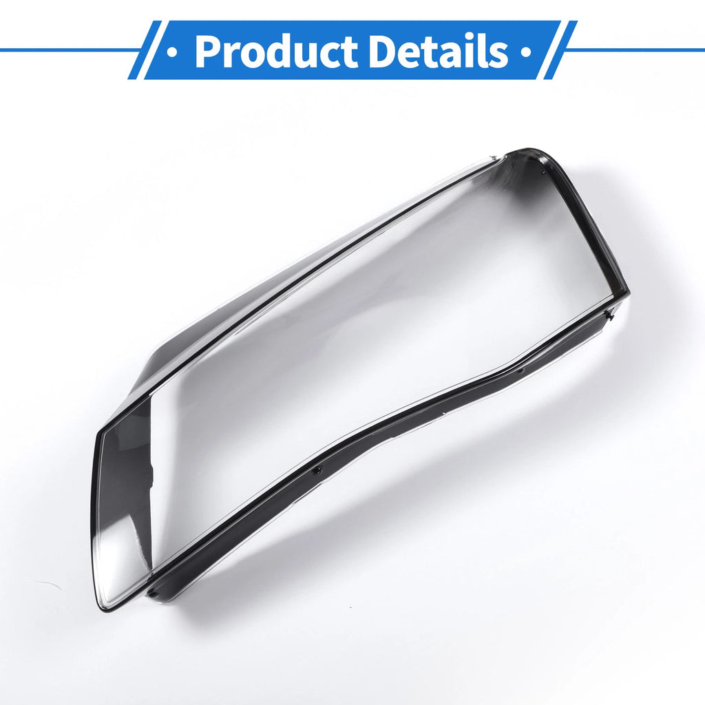 1 Pc Headlight Lens Cover for Audi A8 (2010–2013) Black