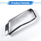 1 Pc Headlight Lens Cover for Audi A8 (2010–2013) Black