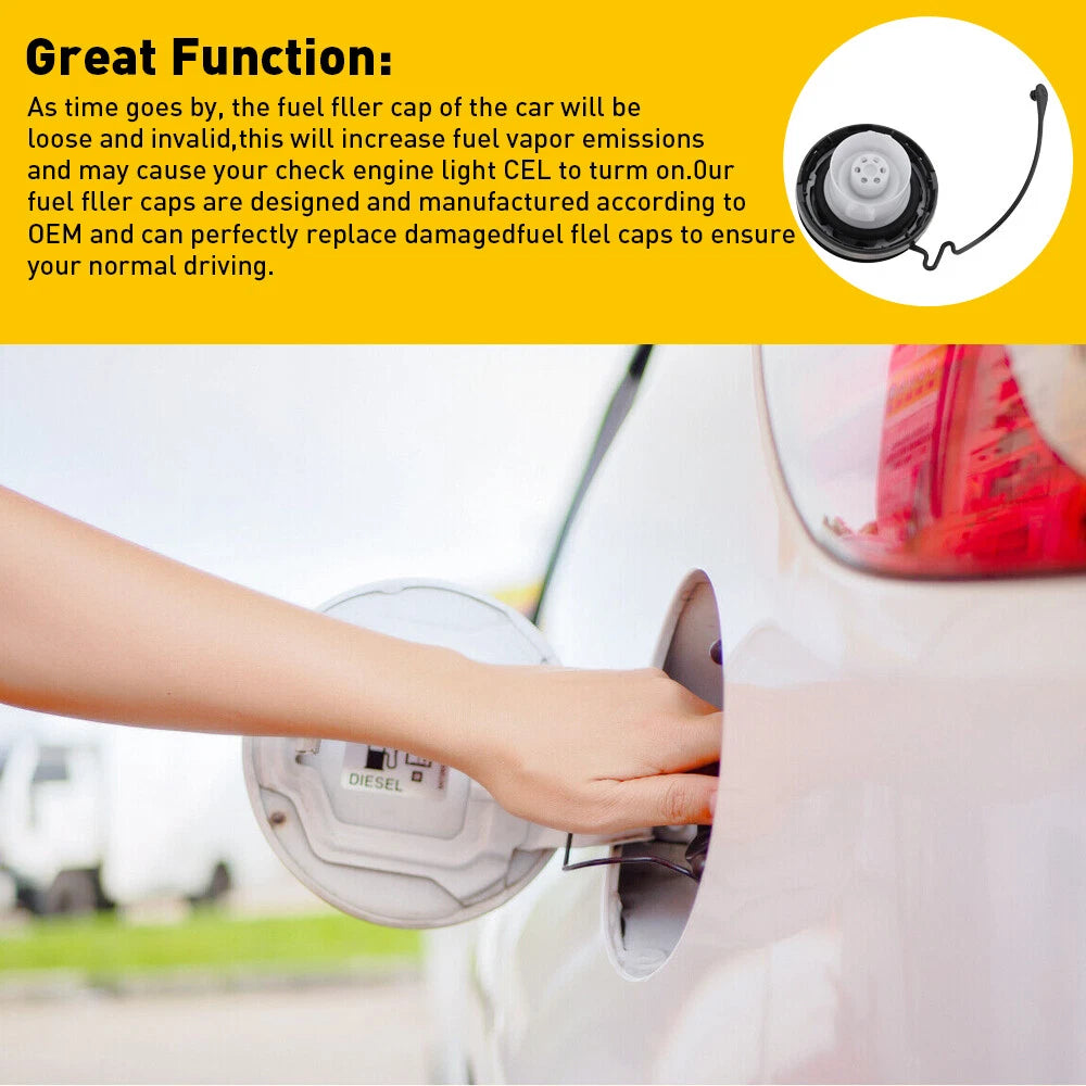 Fuel Tank Gas Cap with Tether for Toyota Avalon (2005–2007) & Scion tC (2005–2010)