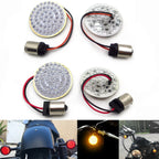 4PCS 1156 Bullet LED Turn Signal Insert Lights for Harley