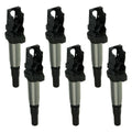 Set of 6 NGK COP Ignition Coils for BMW E46 E82 E88 E90 E91 E92 E93