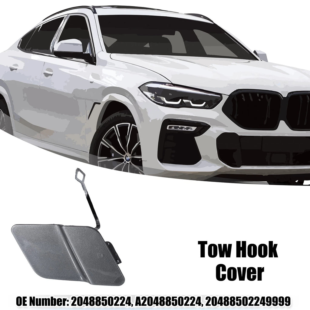 Tow Hook Eye Hole Cover for Mercedes Benz GLK250 (2010–2015) Gray