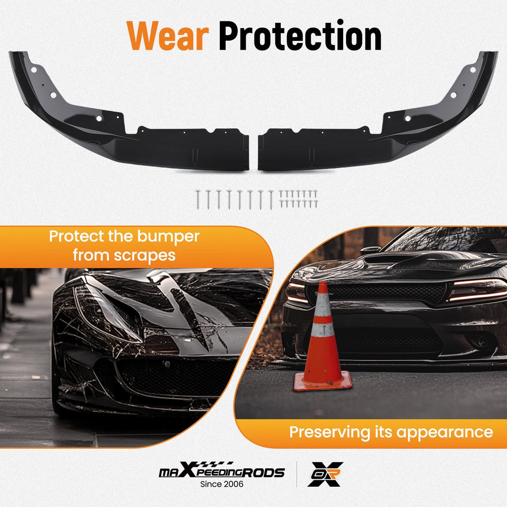 Front Bumper Enhancement for BMW G20 3 Series M Sport (2022–2024) Black