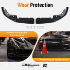 Front Bumper Enhancement for BMW G20 3 Series M Sport (2022–2024) Black