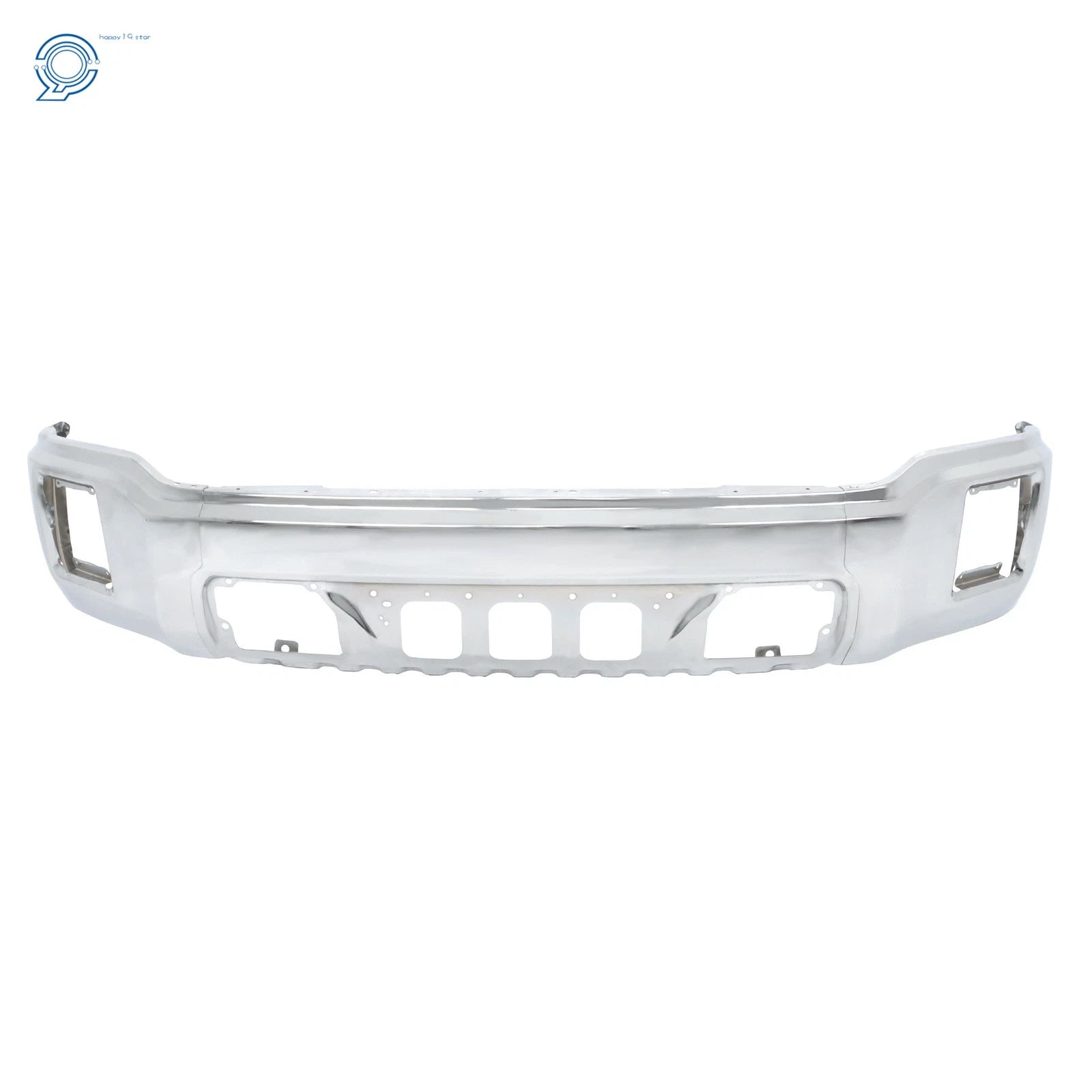 Chrome Front Bumper with Fog Light Hole for GMC Sierra 1500 (2014–2015)