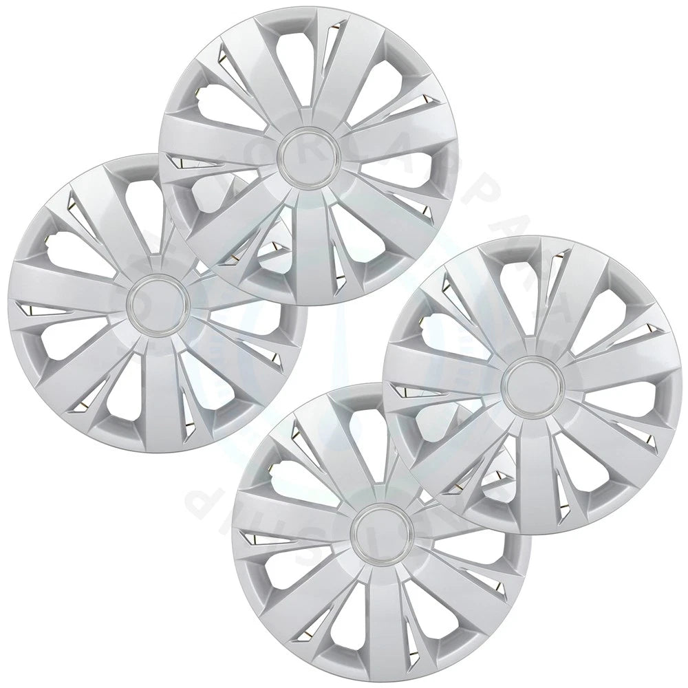 Set of 4 Snap-On Wheel Covers for R15 Tire (15")
