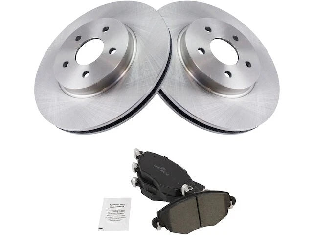 Front Brake Pad and Rotor Kit for Jaguar X Type (2002–2008) NN884JC