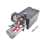 Hydraulic Pump for Dump Trailer 8 Quart Double Acting 3200 PSI 12V DC