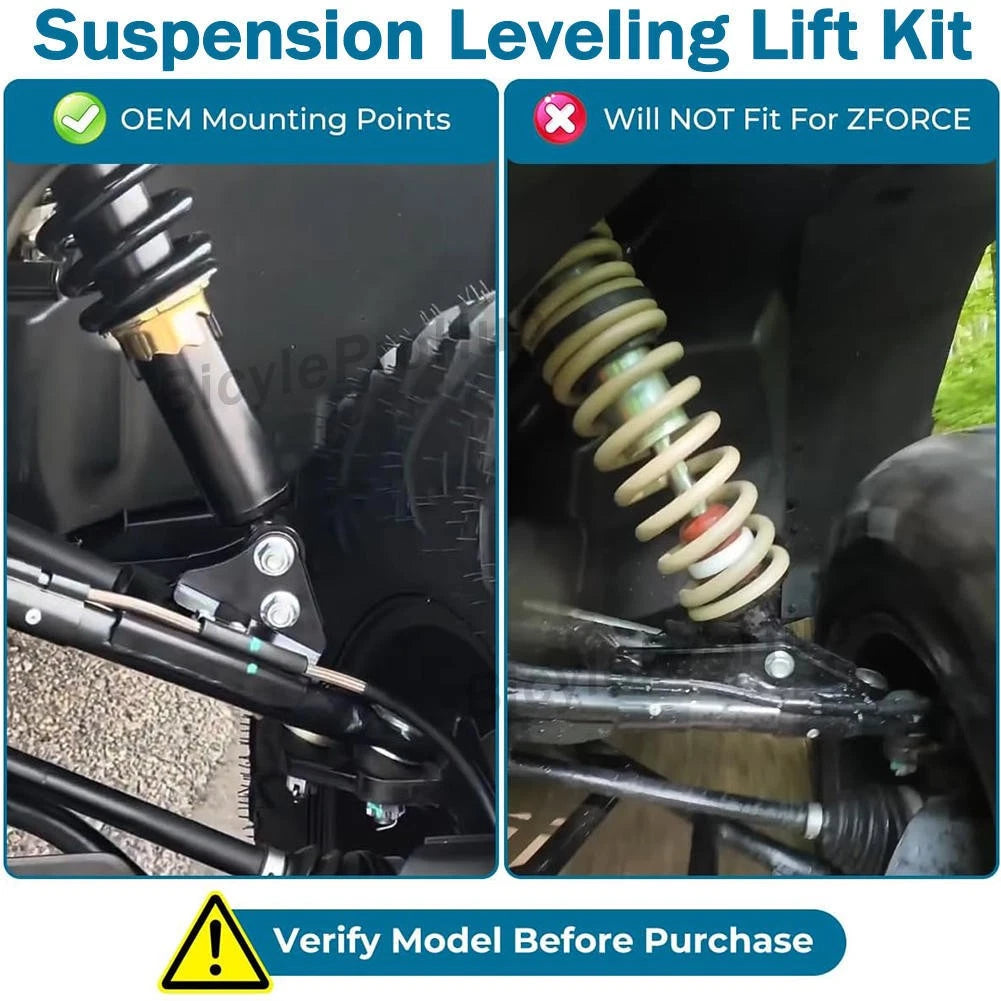2" Suspension Leveling Lift Kit for CFMOTO UFORCE 1000/1000XL (2021–2025)