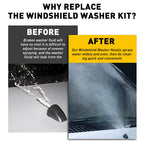 Wiper Sprayer Nozzle Kit for Ford Focus, Edge, Lincoln MKX (YYYY–YYYY)