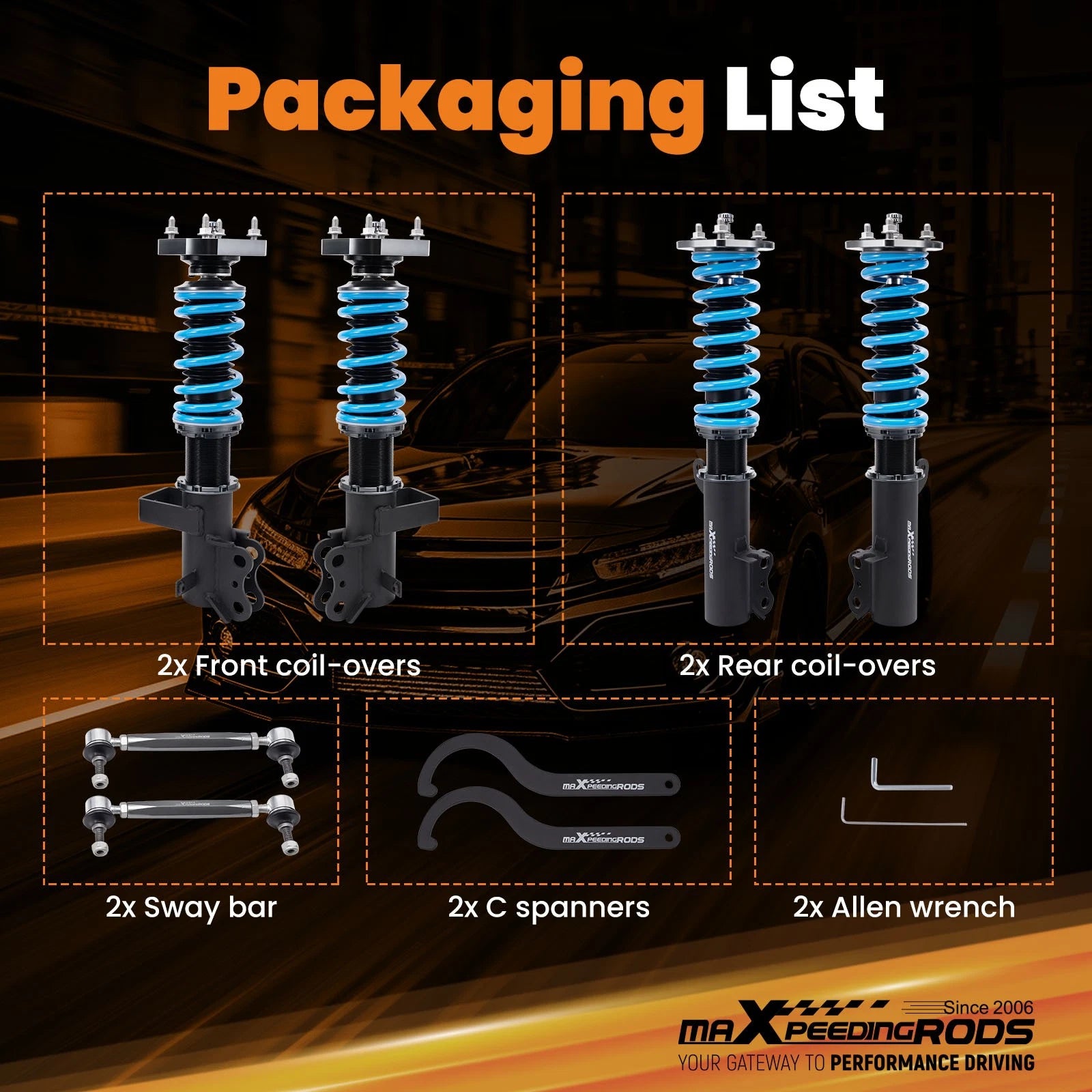 Coilovers for Toyota MR2 (1990-1999)