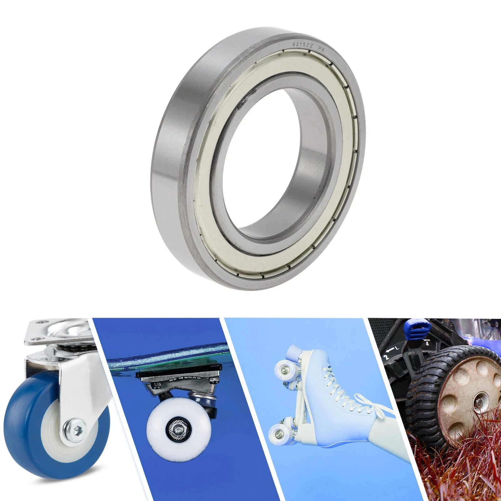 1 Pc 6215ZZ Deep Groove Ball Bearing P6 for Scooter Skateboard (75x130x25mm)