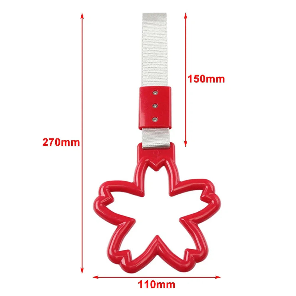 Cherry Blossom Ring Handle Strap for Train Bus (Fits Various Models)