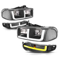 OE Style LED DRL Headlights for GMC Sierra/Yukon 1500 Denali (2002–2006)